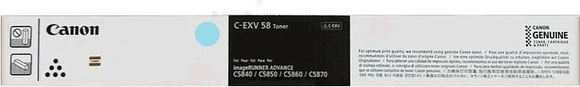 Canon Toner C-EXV58L cyan niedrige Kapazität
