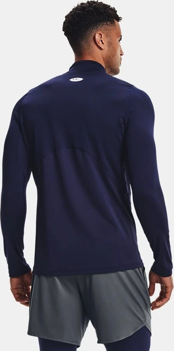 Under Armour ColdGear Fitted Kompressionsshirt langarm midnight navy/white (Herren)