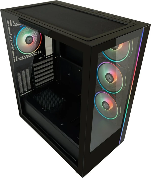 LC-Power Gaming 808B Skylla_X, Glasfenster