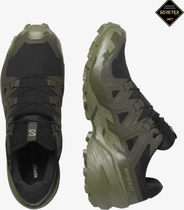 Salomon Speedcross 6 GTX black/peat/deep lichen green (Herren)