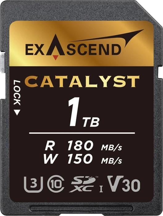 Exascend Catalyst R180/W150 1TB, UHS-I U3, Class 10