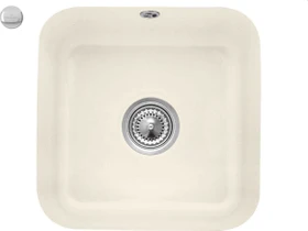 Villeroy & Boch Cisterna 50 Unterbau Becken mittig mit Ablauffernbedienung ivory