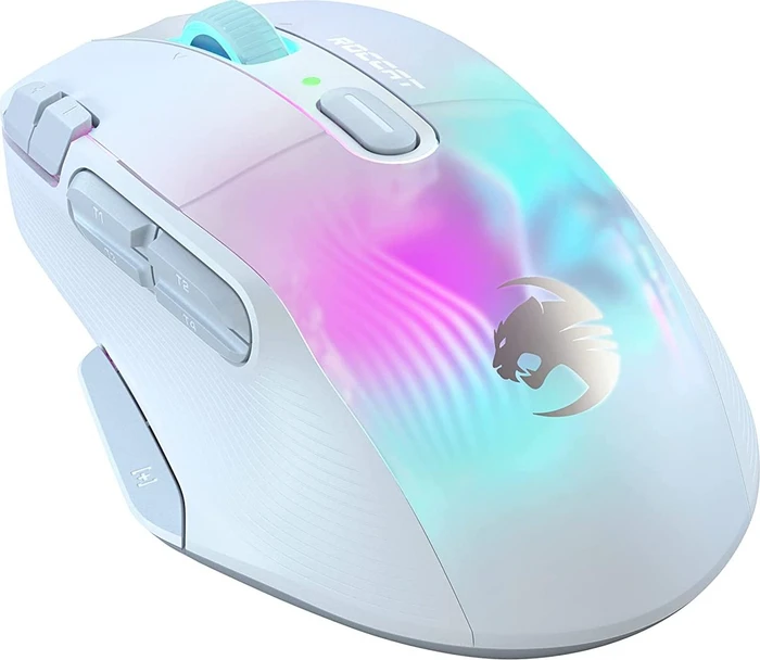 Roccat Kone XP Air mit Ladestation, Arctic White, USB/Bluetooth