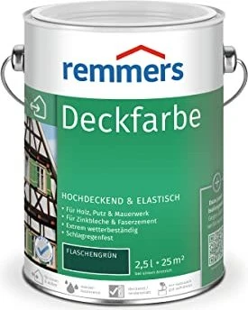 Remmers Deckfarbe flaschengrün, 2.5l