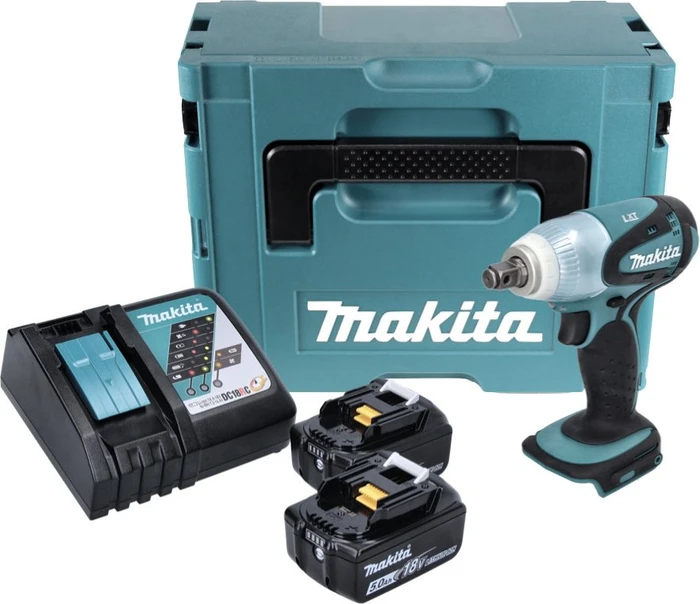 Makita DTW251RTJ Akku-Schlagschrauber inkl. MAKPAC + 2 Akkus 5.0Ah