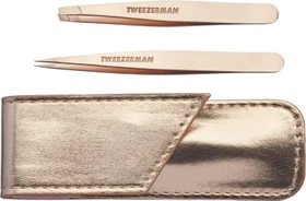 Tweezerman Petite Pinzetten-Set mit Etui rose gold, 2-tlg.