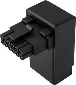 Kolink Core Pro 12V-2x6 Winkeladapter 90°, Typ 2, Sense-Pins an der Unterseite, schwarz