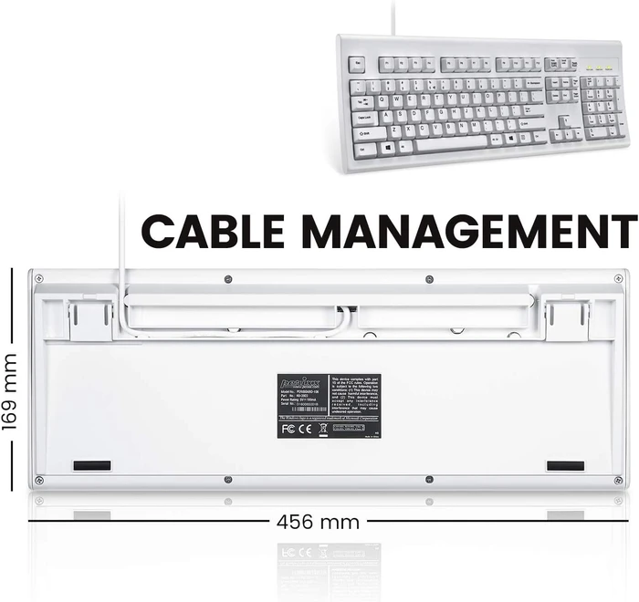 Perixx Periboard-106W, weiß, USB, US