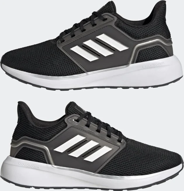 adidas EQ19 Run core black/cloud white/silver metallic (Damen)