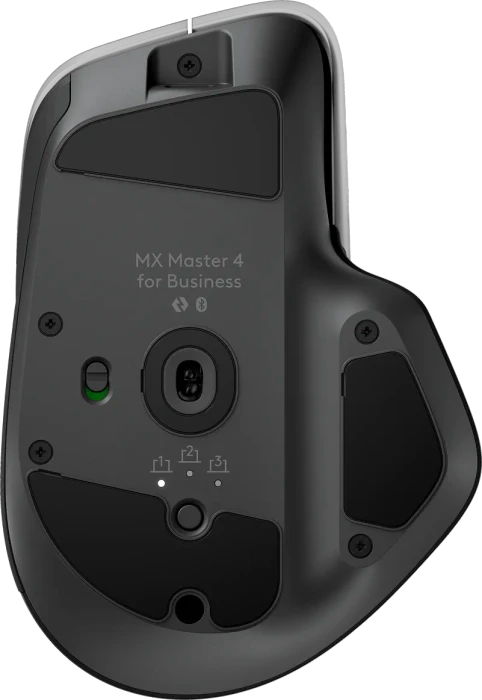 Logitech MX Master 4 for Business Graphite, dunkelgrau, Logi Bolt, USB/Bluetooth