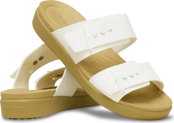 Crocs Brooklyn Buckle Low chalk/tan (Damen)