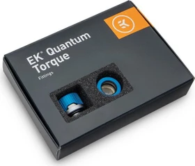 EK Water Blocks Quantum Line EK-Quantum Torque HDC 12 Fitting G1/4" auf 12mm, Blue Special Edition, 6er-Pack