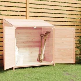 vidaXL Massivholz Geräteschrank 102x112cm natur