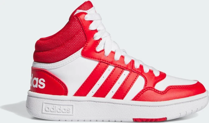 adidas Hoops Mid cloud white/better scarlet (Junior)