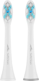 eta Sonetic SoftClean Ersatzbürste weiß, 2 Stück