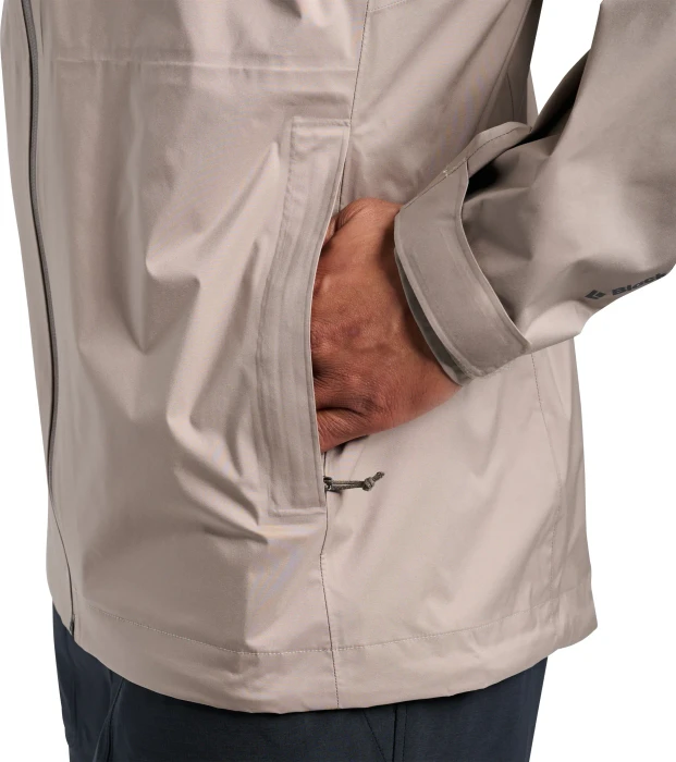 Black Diamond FineLine Stretch Rain Shell Funktionsjacke moonstone (Herren)