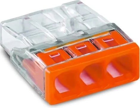 Wago COMPACT-Verbindungsdosenklemme 3-Leiter, 100 Stück