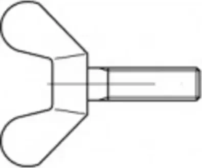Toolcraft Flügelschraube