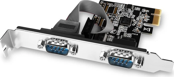 Axagon 2x seriell, PCIe 2.0 x1