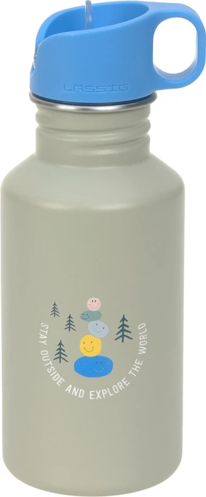 Lässig Edelstahl Trinkflasche 500ml sunny explorer green