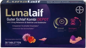 Lunalaif Guter Schlaf Kombi Depot Tabletten, 30 Stück