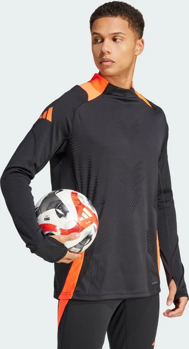 adidas Tiro 24 Pro Funktionsshirt langarm black/app solar red (Herren)