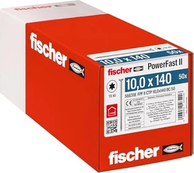 fischer PowerFast FPF II CTP T40 10x140 BC 50 Holzbauschraube, 10x140mm, 50 Stück