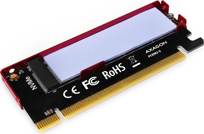 Axagon PCIe -> M.2 PCIe, PCIe 3.0 x16
