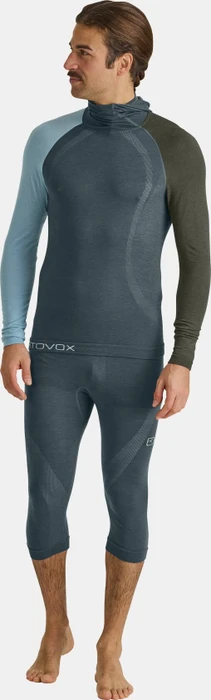 Ortovox 120 Comp Light Hoody Funktionsshirt langarm dark arctic grey (Herren)
