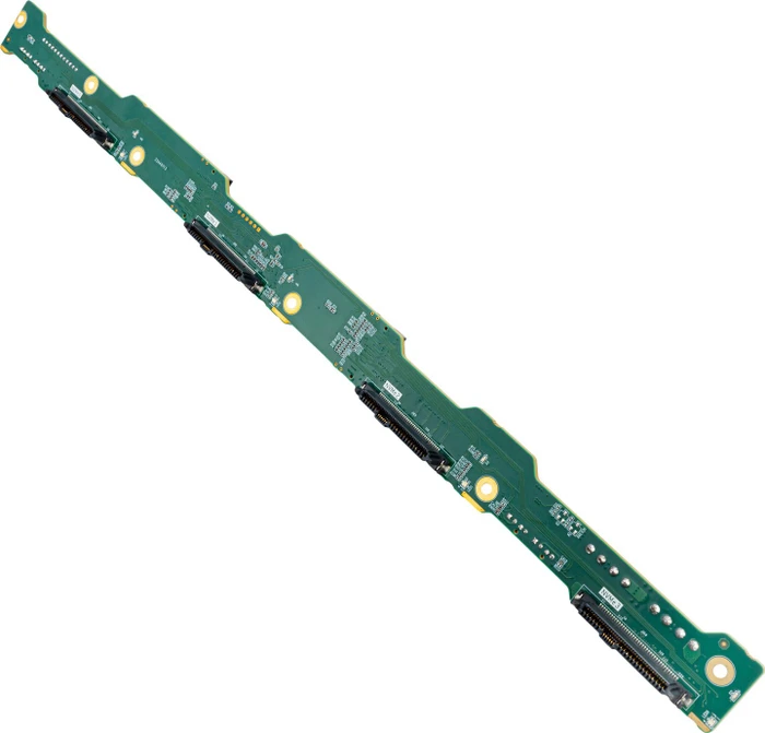 SilverStone RAC-BP-304N, 4-Bay 2.5"/3.5" Server Backplane mit U.2 Unterstützung, grün