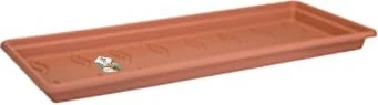 Elho Green Basics Garten XXL Blumentopfuntersetzer 100cm mild terra