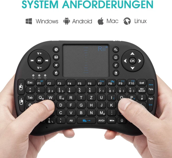 Riitek Rii i8 Mini (Rev 1.2), USB, DE