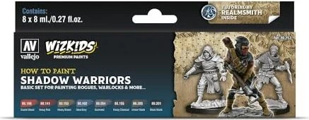 Vallejo Game Color WizKids Shadow Warriors Farbset, 8-tlg.