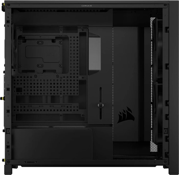 Corsair Frame 5000D RS Wood, schwarz/braun, Glasfenster