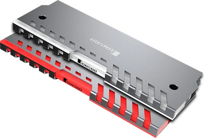 Jonsbo NC-2 RGB silber, RAM-Kühler, 2er-Pack