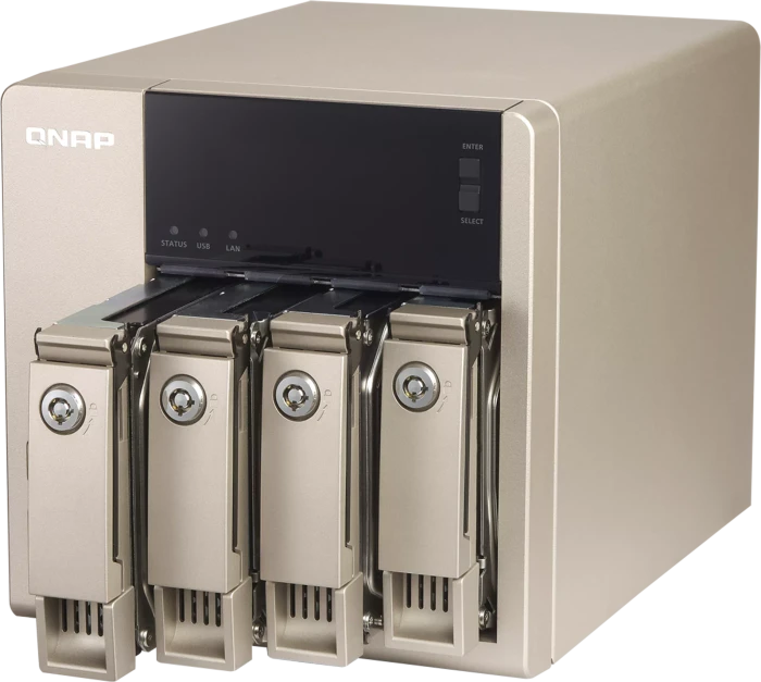 QNAP TVS-463, 4GB RAM, 2x RJ-45 1000Base-T, 5x USB-A 3.0