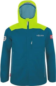 Trollkids Bergen Funktionsjacke petrol (Junior)