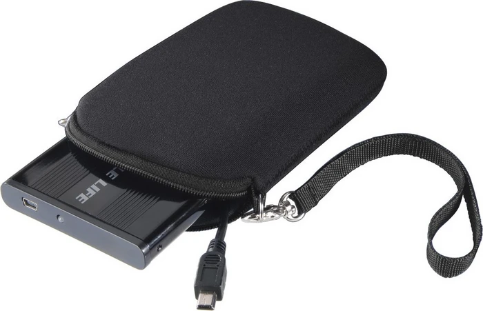 Hama Tasche für externe Festplatte, 2.5", schwarz