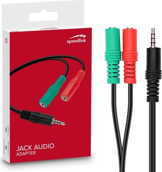 Speedlink Headphone Microphone Jack Adapter HQ