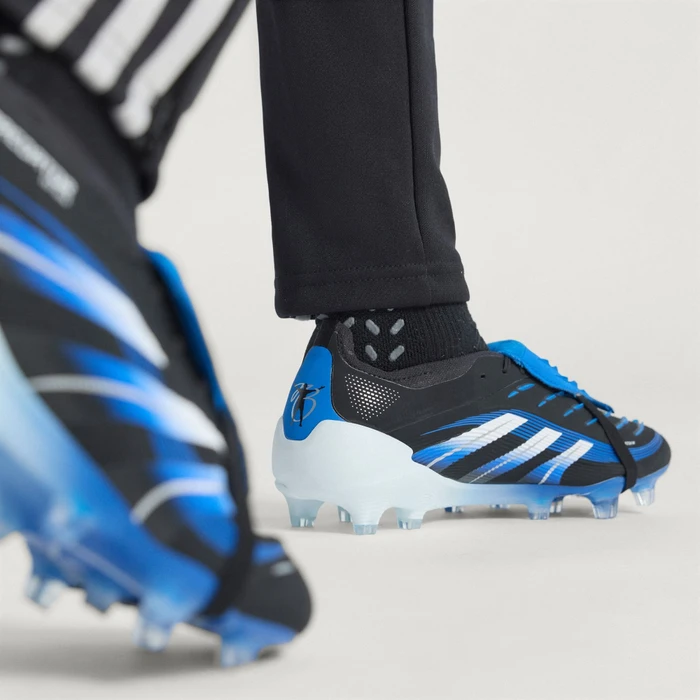 adidas Predator Elite JB Fold-Over Tongue FG core black/cloud white/glow blue