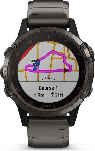 Garmin Fenix 5 Plus Sapphire Titan mit Titanarmband