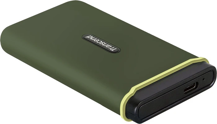Transcend ESD380C Portable SSD, Military Green, 2TB, USB-C 3.2