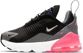 Nike Air Max 270 black/smoke grey/sunset pulse/metallic silver (Junior)
