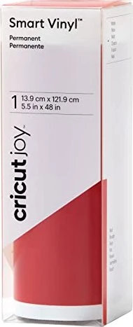 Cricut Joy Vinylfolie permanent rot, 13.9x122cm