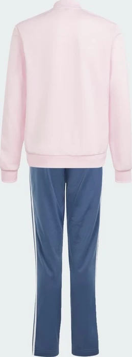 adidas Essentials 3-Streifen Trainingsanzug clear pink/white (Junior)
