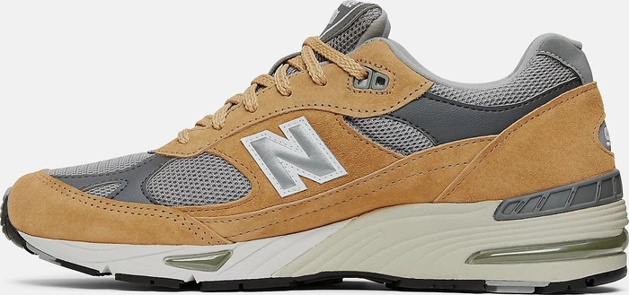 New Balance 991 Made in UK tan/grey/dark grey (Herren)