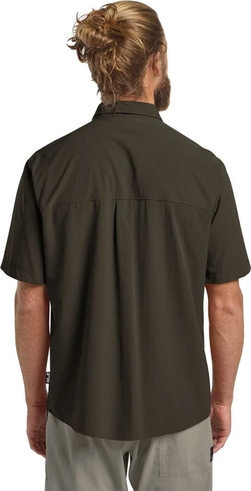 Jack Wolfskin Sierra Canyon Hemd kurzarm obsidian moss (Herren)