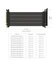 LinkUP AVA5 Riser Kabel, gerade, PCIe 5.0, 100mm, schwarz Vorschaubild