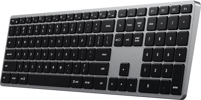 Satechi Slim X3 Backlit Keyboard, schwarz/grau, Bluetooth, US