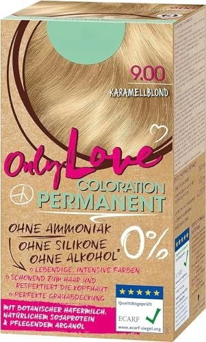 Schwarzkopf Only Love Coloration Permanent Haarfarbe 9.00 karamellblond, 143ml
